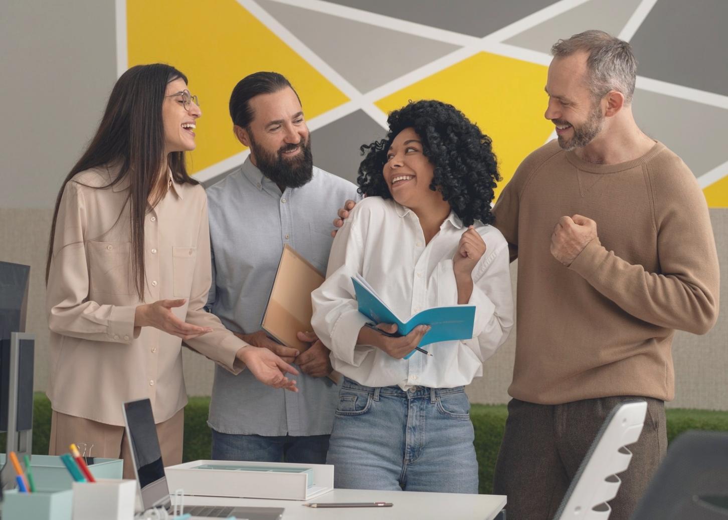 Interactive financial planning session with real business scenarios